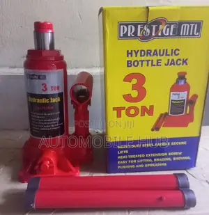 3 Ton Prestige Hydraulic Bottle Jack Red