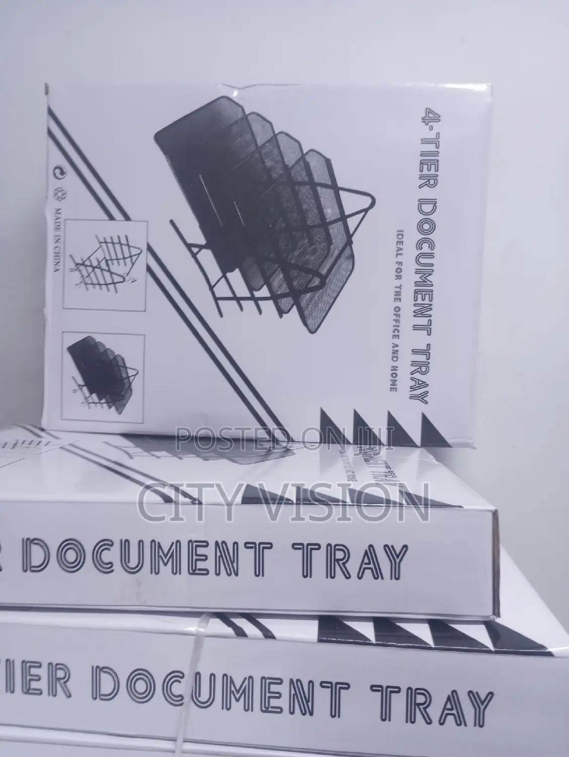 Document Tray// 4-Tier!! 4tier Office Home Use Doc Tray!!