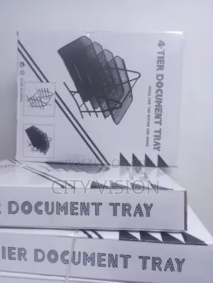 Document Tray// 4-Tier!! 4tier Office Home Use Doc Tray!!