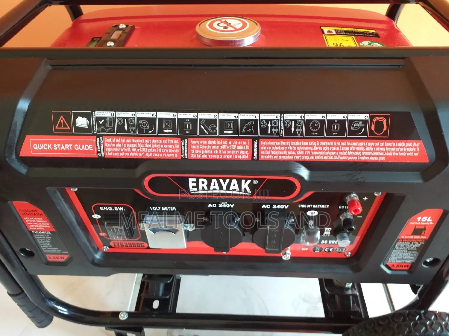 Petrol Generator Pure Sine Wave Techno Silent 223cc, 3.5kva