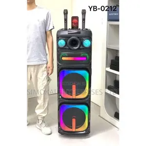 Bluetooth Speakers 100w, Yb-0212
12V, 6 Knobs, 12 Inch 2 Mic