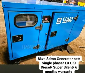 SDMO 8kva EX UK Silent Diesel Generator Set Single