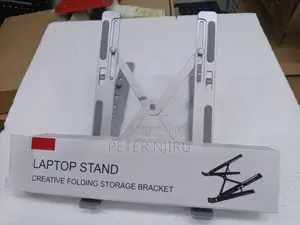 Laptop Stand With Creative Folding Storage Bracket