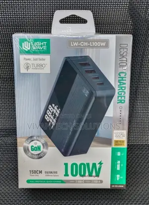 Lightwave Power Bank Desktop Charger LW-CH-L100W