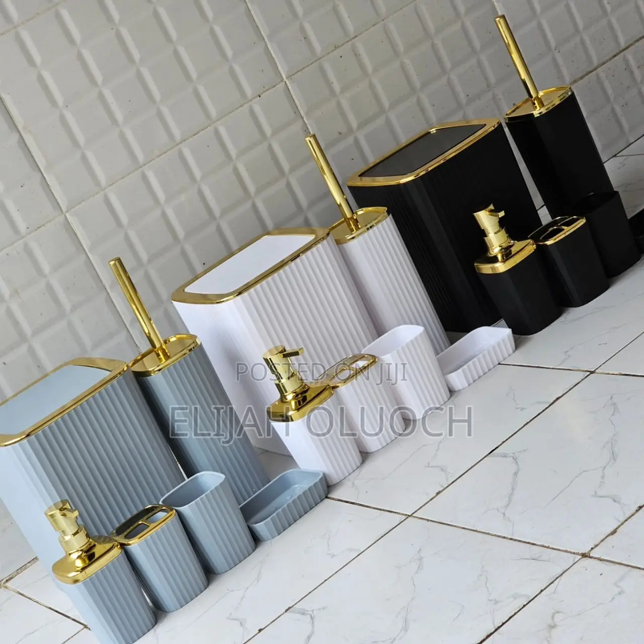 6 in 1 Bathroom Organizer Set