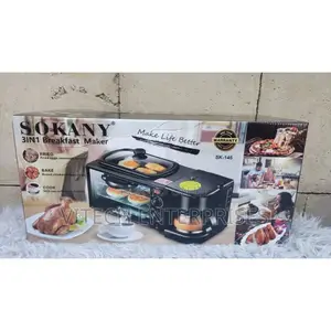Sokany 3 in 1 Breakfast Oven, Grill and Coffee Maker