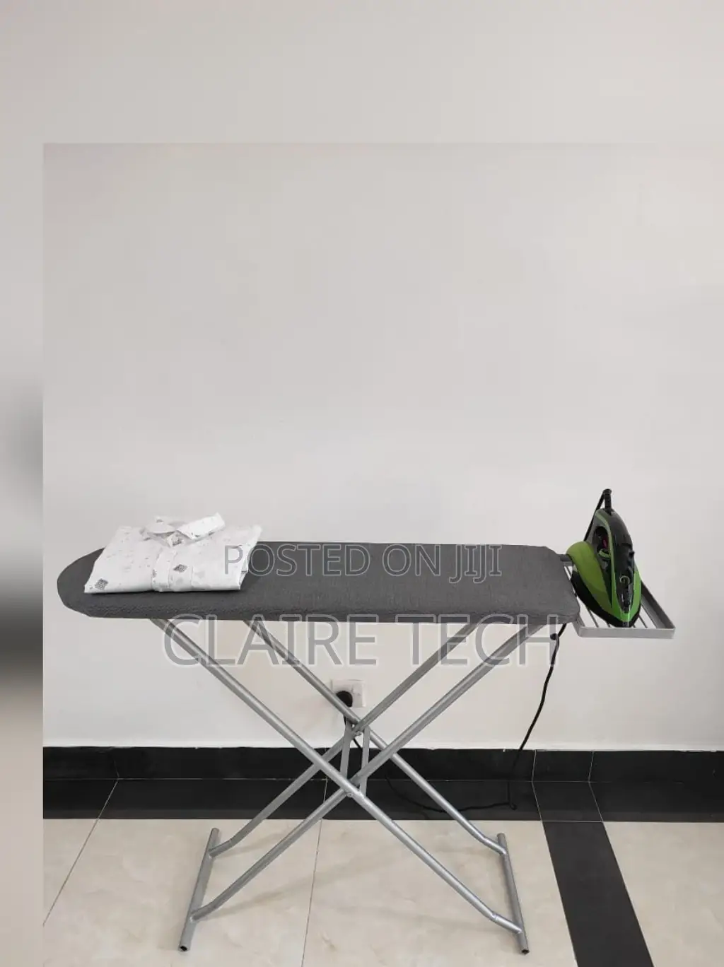 Silver Grey Metallic Ironing Board