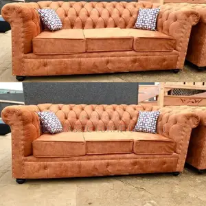 3-Seater Chester Sofas+Free Throw Pillows