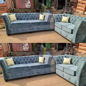 3-Seater Chester Sofas+Free Throw Pillows