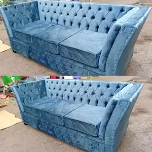 3-Seater Chester Sofas+Free Throw Pillows