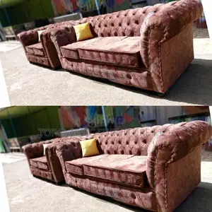 3-Seater Chester Sofas+Free Throw Pillows