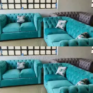 3-Seater Chester Sofas+Free Throw Pillows