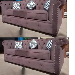 3-Seater Chester Sofas+Free Throw Pillows