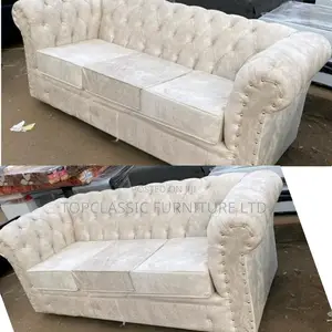 3-Seater Chester Sofas+Free Throw Pillows