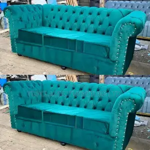 3-Seater Chester Sofas+Free Throw Pillows