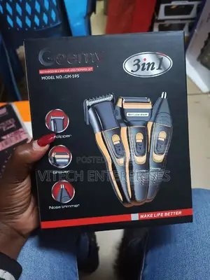 Geemy 3 in 1 Rechargeable Electric Original Machine Shaver