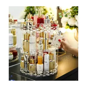 *Acrylic Rotating Makeup Organizer .Measurements 28*28*35cm*