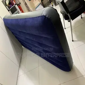Portable 3*6 Intex Blue Inflatable Air Mattress Brandnew