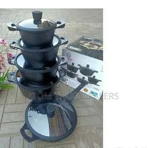 10 PCS Silicon Bosch Sleek Elegant Granite Cookware Set
