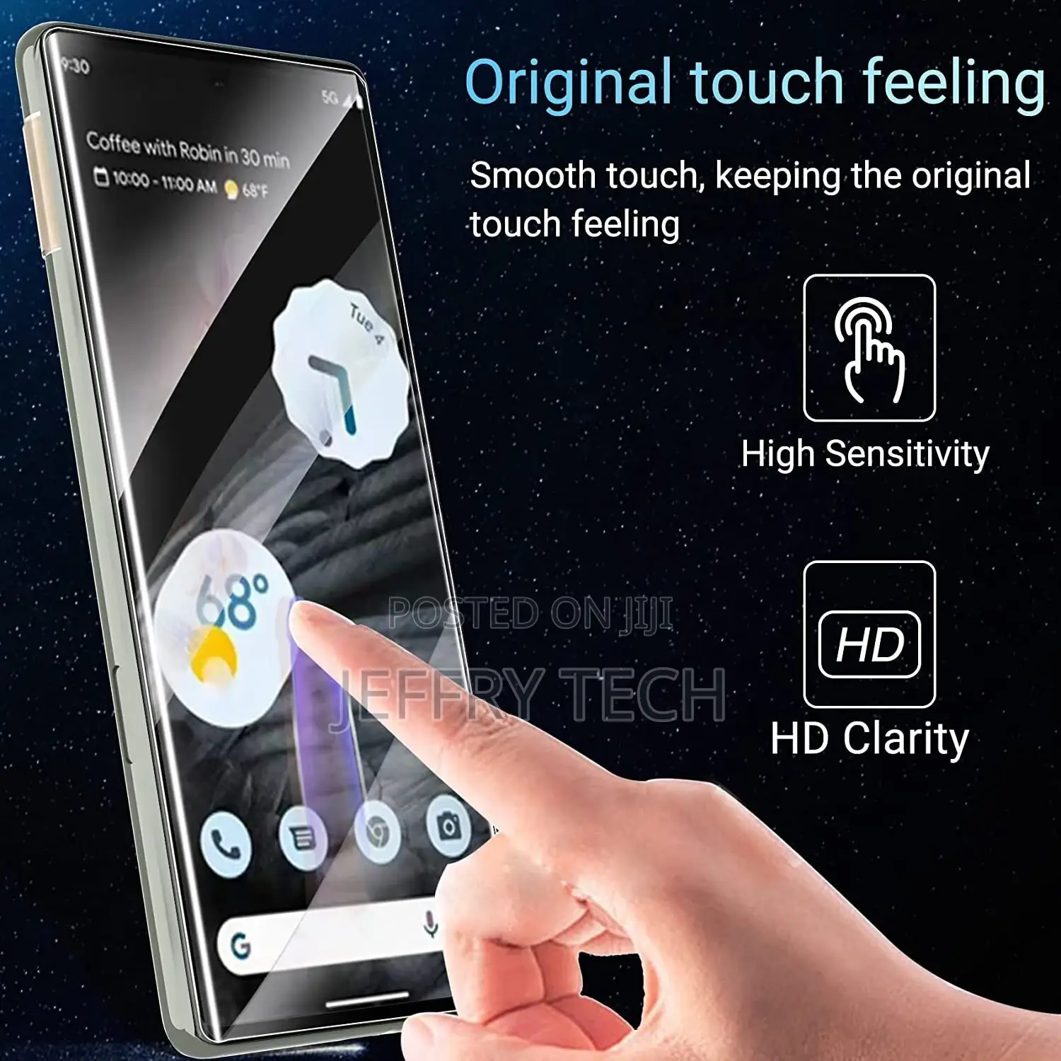 UV Liquid Tempered Glass Screen Protector Google Pixel 6pro