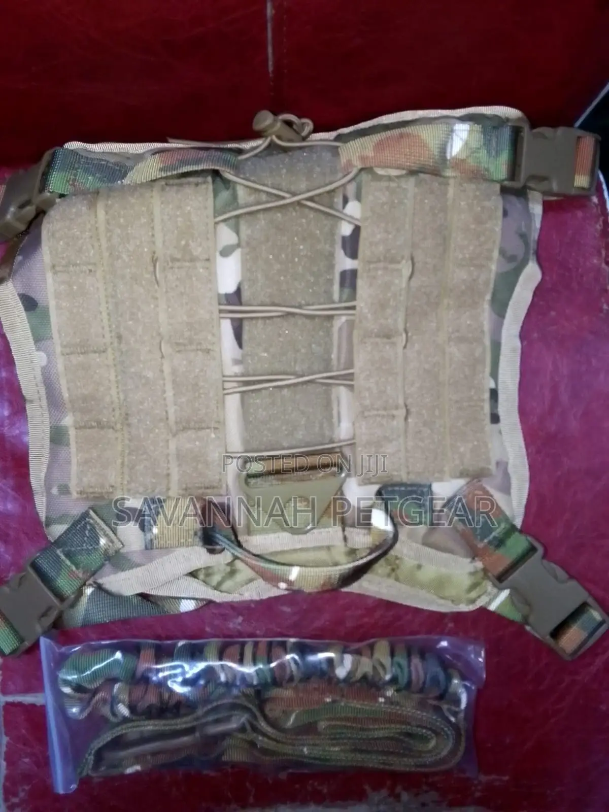 Dog Harness With Tactical Leash - Medium Size