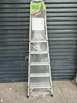 Aluminium 6steps Free Stand a Type Ladder