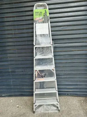 Aluminium 7steps Free Stand a Type Ladder