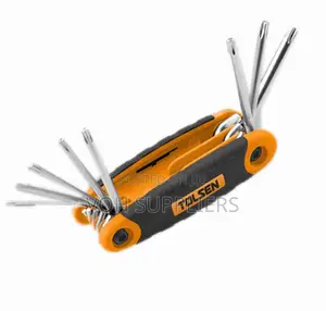Tolsen 8pcs Folding Torx Hex Key Set