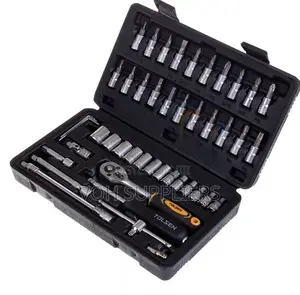 Tolsen 15138 Industrial 46 PCS 1/4" Socket Set