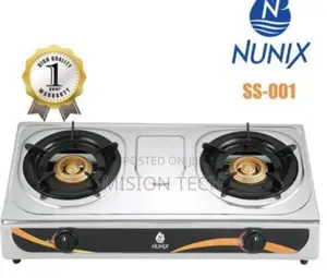 Stainless Steel Nunix 2 Burner Cooker