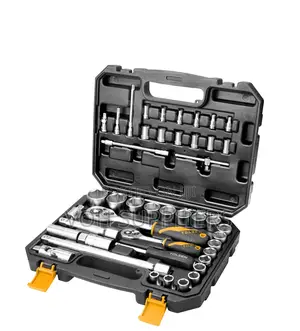 Tolsen Industrial 45 PCS 1/4" 1/2" Socket Set