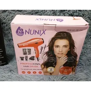 Nunix Blow Dry Hair Dryer - Red - HD01