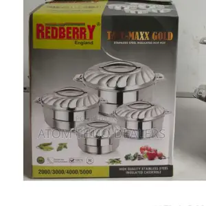 Redberry Preminum Range of Stainless Steel Hotpot 4 PCS