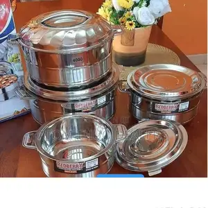 Stainless Steel 4 Pieces Heavy Gauge Hotpot