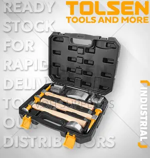Tolsen 25197 7pcs Heavy Duty Body Fender Hammer Set