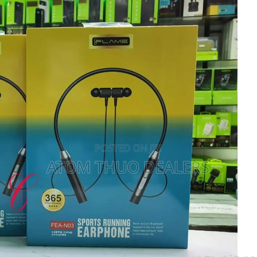 Black Oraimo Flame NO3 Neckbands