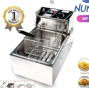 Nunix Stainless Steel Electric Single Deep Fryer 6 Litres
