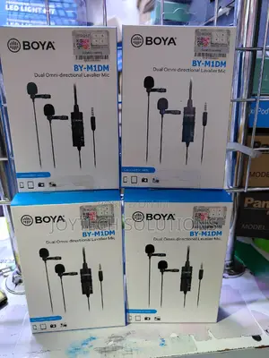 Mobile Phone Wire Microphone. Dual Boya Phone Microphone.