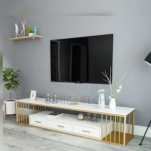 White Polly 6ft Tv Stand 180*35*40cm