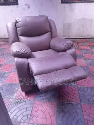 Brown Single Seater Recliner Sofa