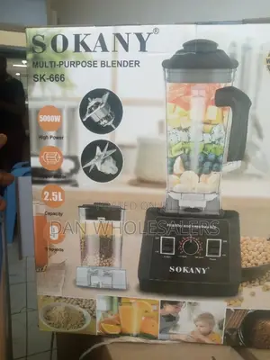Sokany Commercial Heavy Duty Blender Juicer 5000w, 2.5l