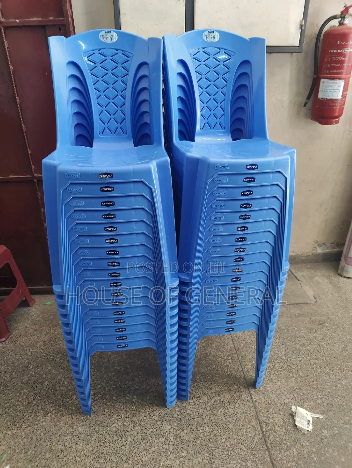 Kenpoly Armless Plastic Chairs