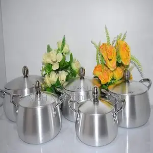 5 Piece Sufuria With Lids