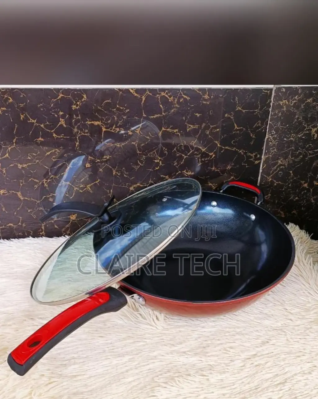 Nonstick Wok Pan With Lid