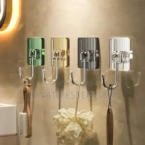 10pc Multipurpose Adhesive Wall Hooks
