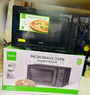 Syinix 20 Litres Microwave Oven Manual Black in Colour