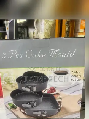 Nonstick 3 Pieces Cake Mould
