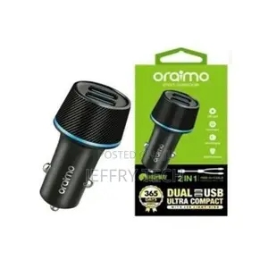 Oraimo Car Charger DUAL USB. 2in 1
