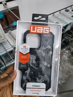 UAG Pathfinder Phone Cover for iPhone 14 Pro Max White Camou