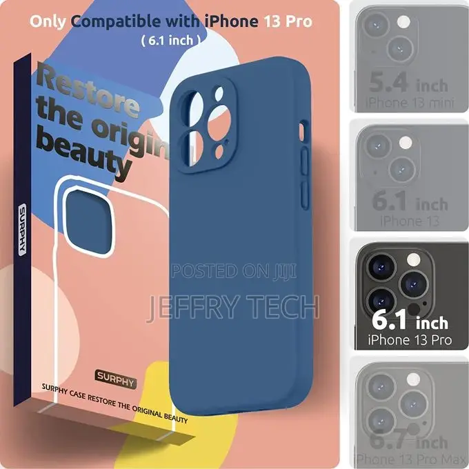 Compatible for iPhone 13 Pro Case With Screen Protector